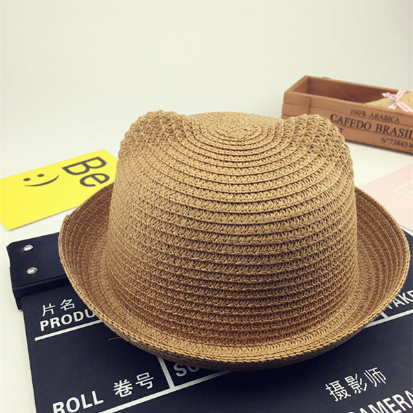 Kids Panama Hat Sombrero Niños Orejas