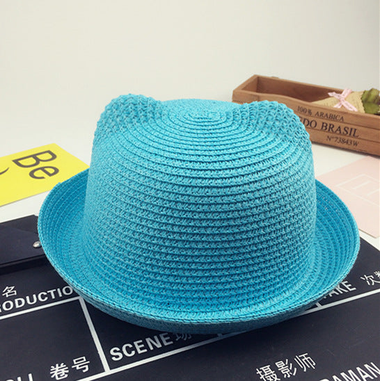 Kids Panama Hat Sombrero Niños Orejas