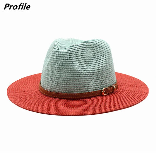 Stylish Gradient Straw Hat Sombrero Degradado
