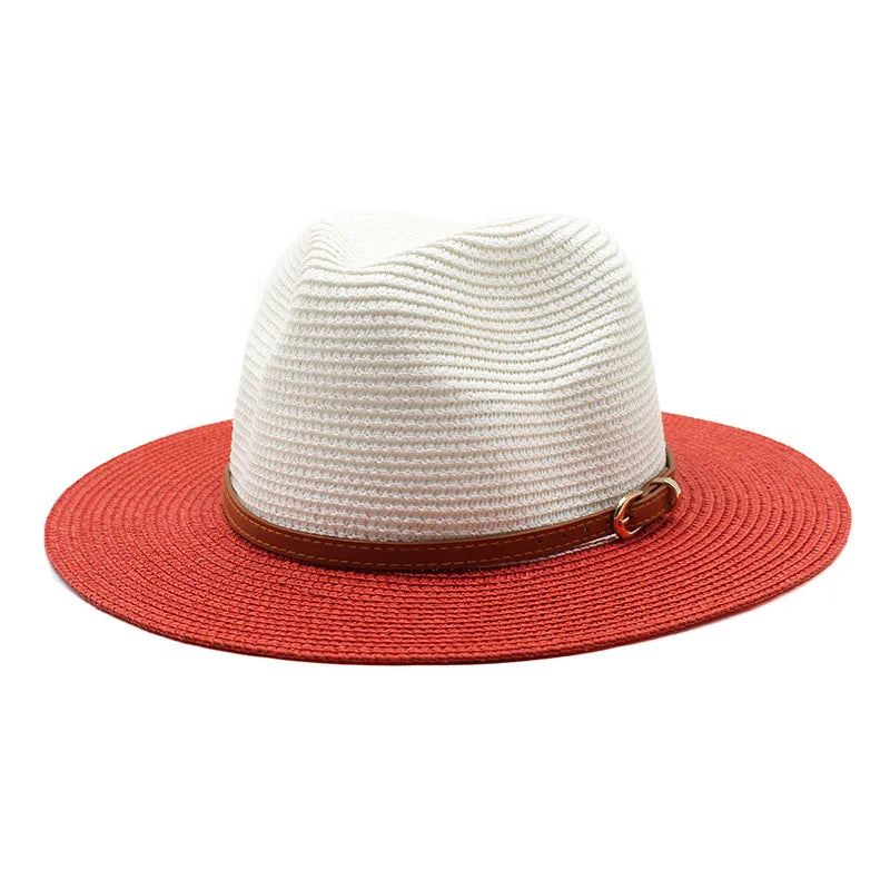 Stylish Gradient Straw Hat Sombrero Degradado