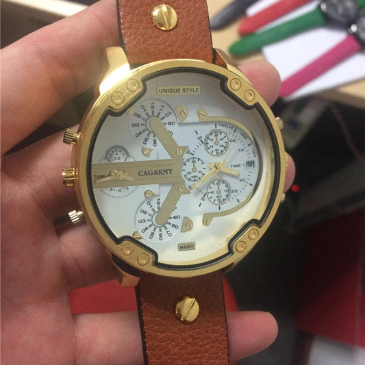 Cagarny Military Style Big Watch, Reloj Grande Estilo Militar Cagarny