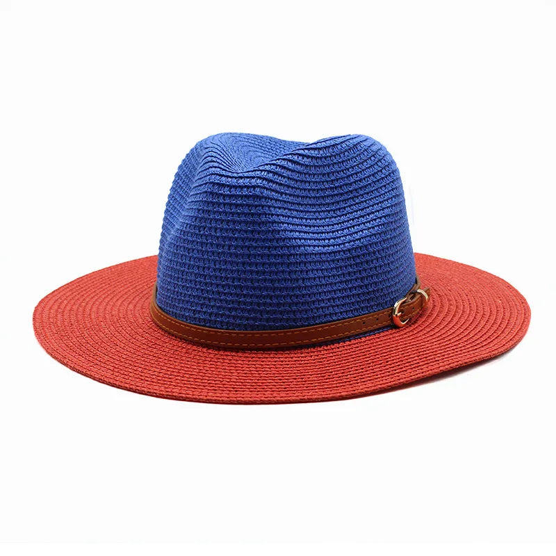 Stylish Gradient Straw Hat Sombrero Degradado
