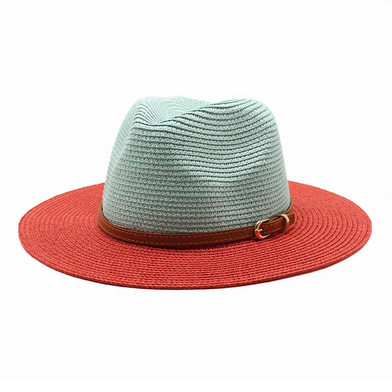Stylish Gradient Straw Hat Sombrero Degradado