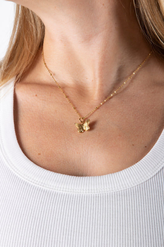 Gold Mariposa Necklace