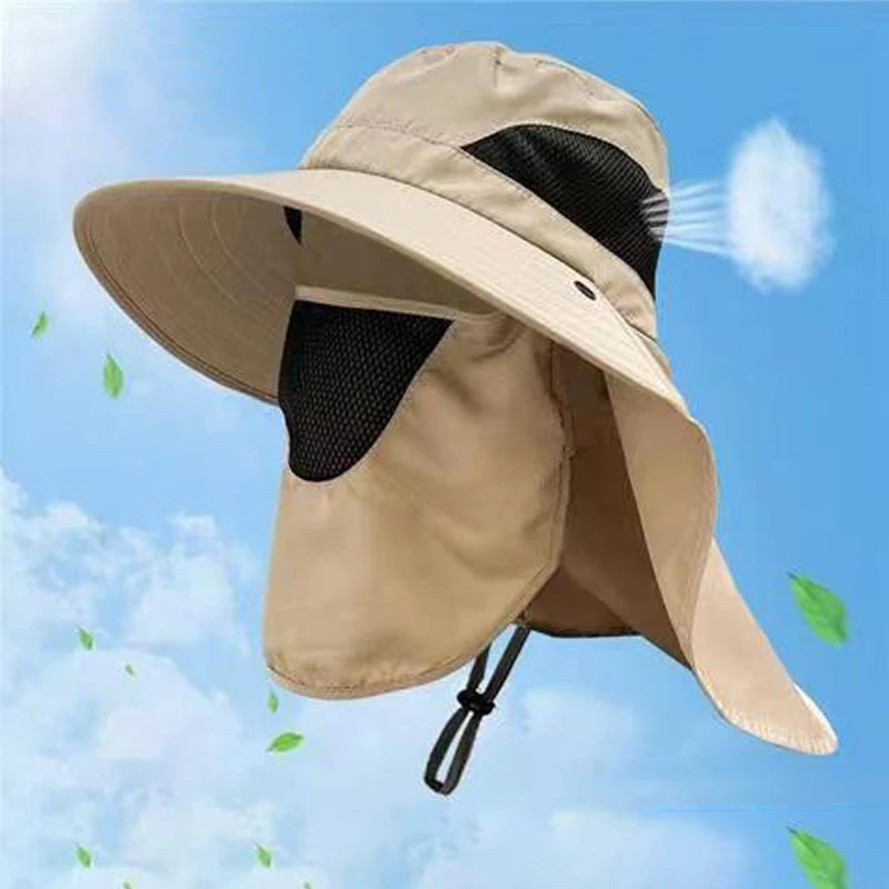 Professional Quick-Dry Fishing Hat Face Cover