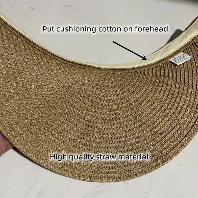 Elegant Beach Straw Hat Sombrero Paja