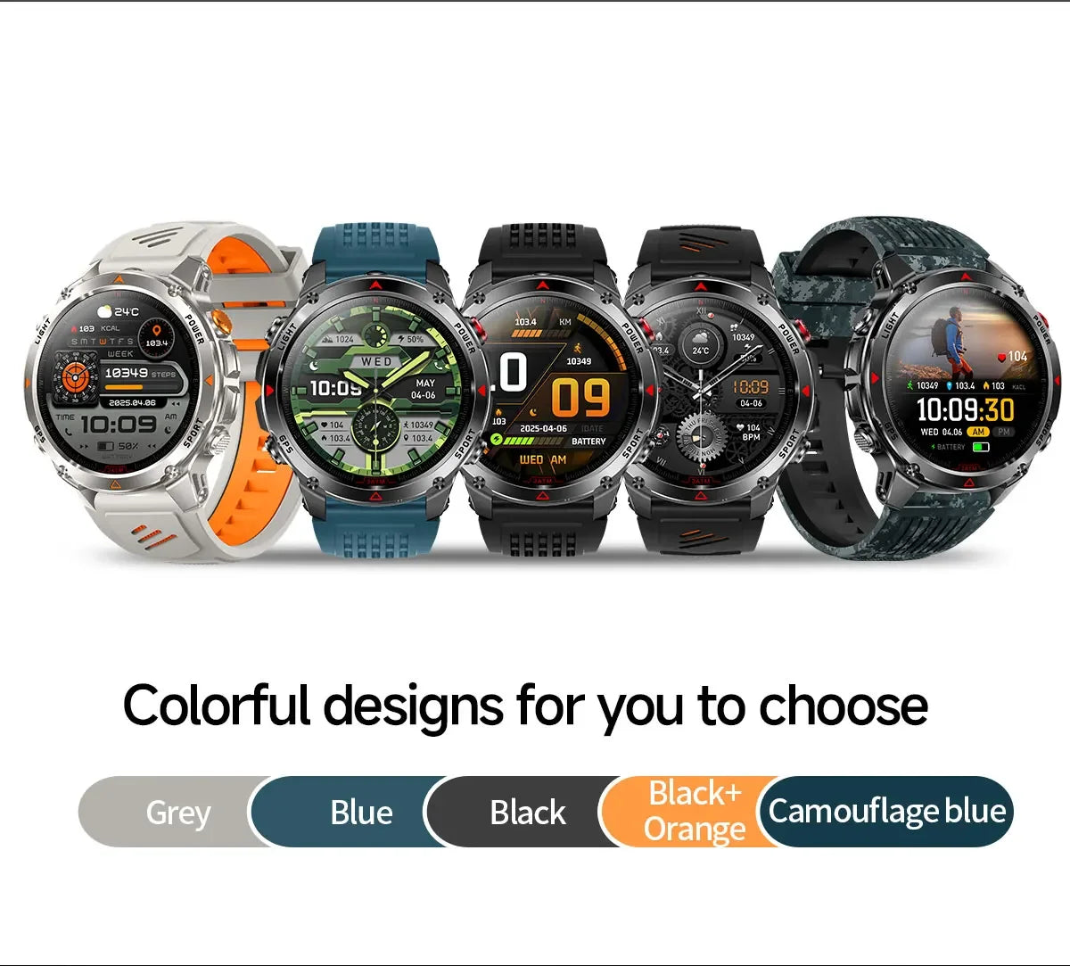 Premium AMOLED GPS Smart Watch, Reloj Inteligente GPS AMOLED Premium