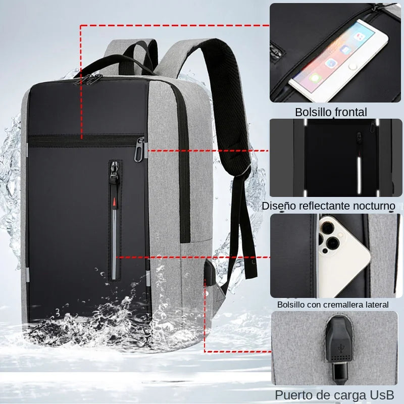 Executive Business Laptop Backpack USB