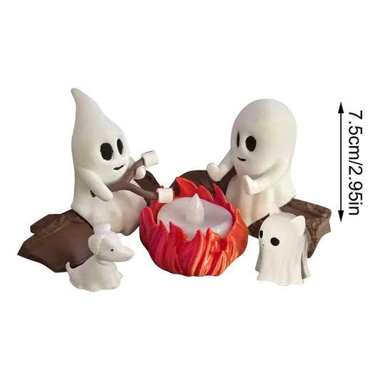 Halloween Ghost Bonfire Party Spooky Figurine