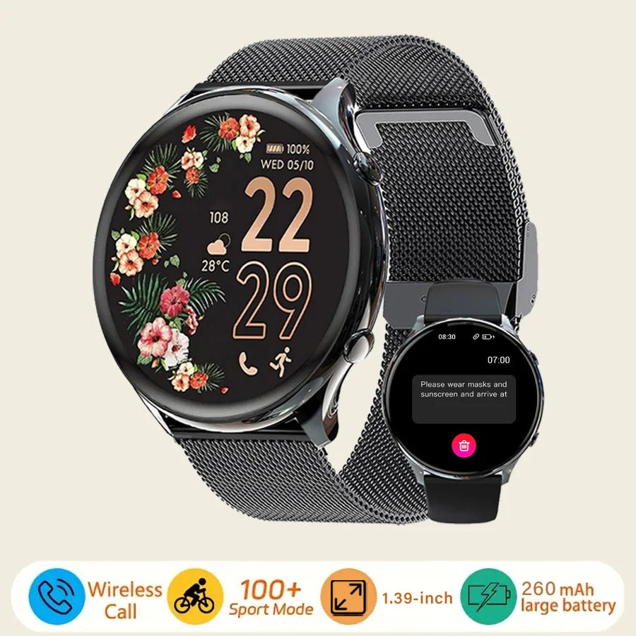 Women Smart Watch Always Display, Reloj Inteligente Mujeres Pantalla Siempre