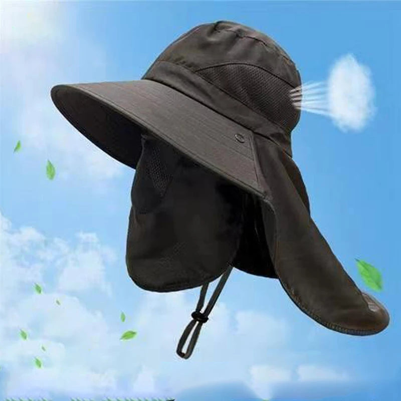 Professional Quick-Dry Fishing Hat Face Cover