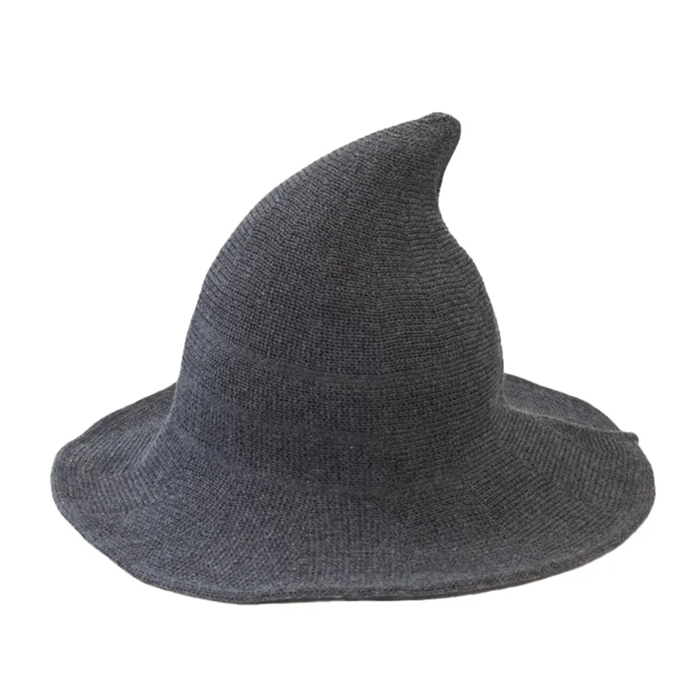 Halloween Witch Hat Long Point Knitted