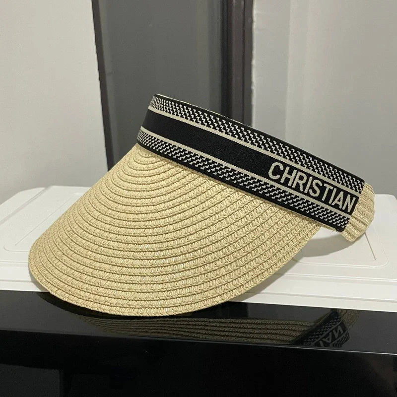 Elegant Beach Straw Hat Sombrero Paja