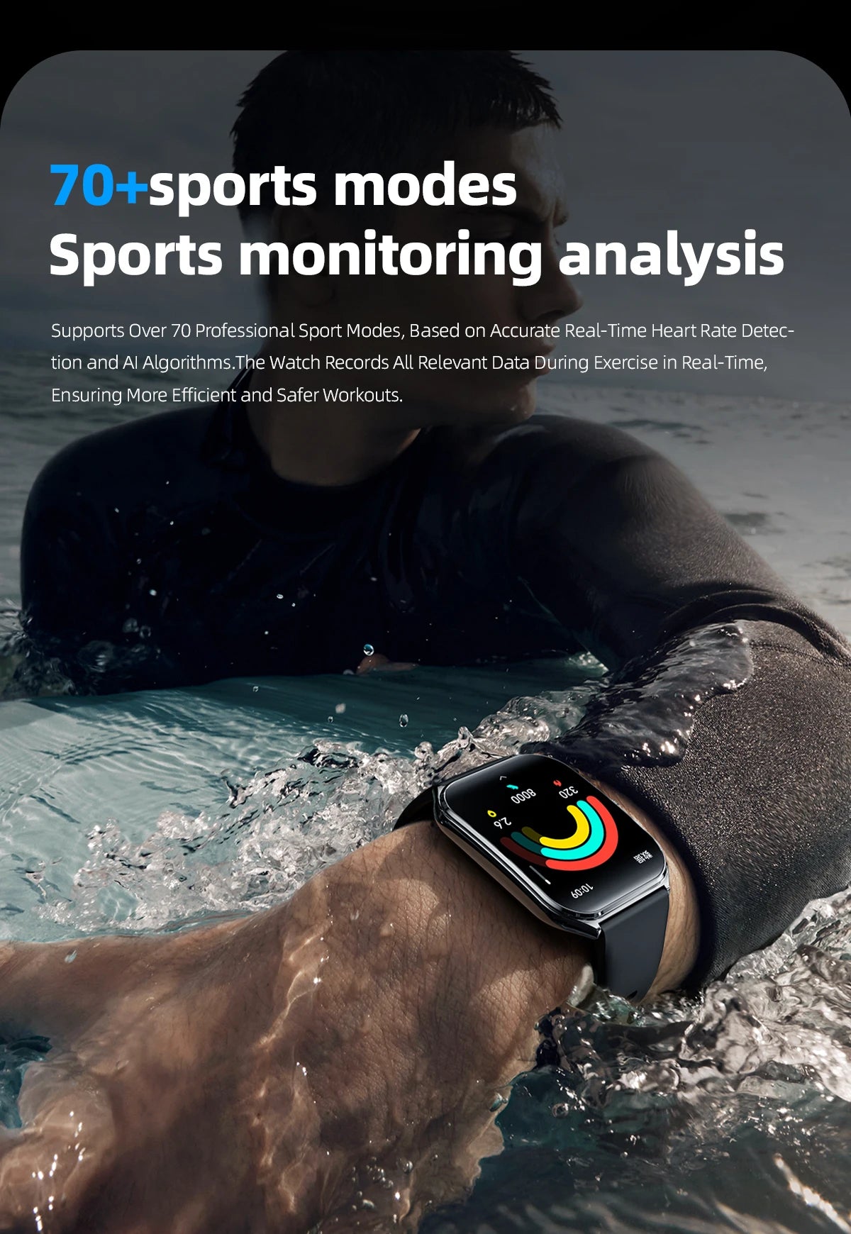 Ultra Thin Sports Activity Tracker, Rastreador Actividad Deportiva Ultra Delgado