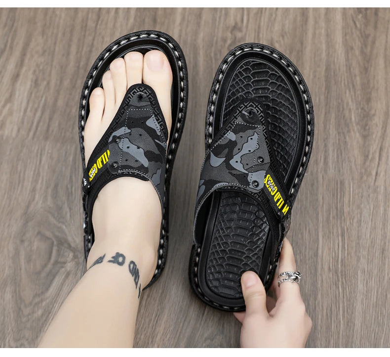 FlexStep Premium Slippers Chanclas Premium Hombres