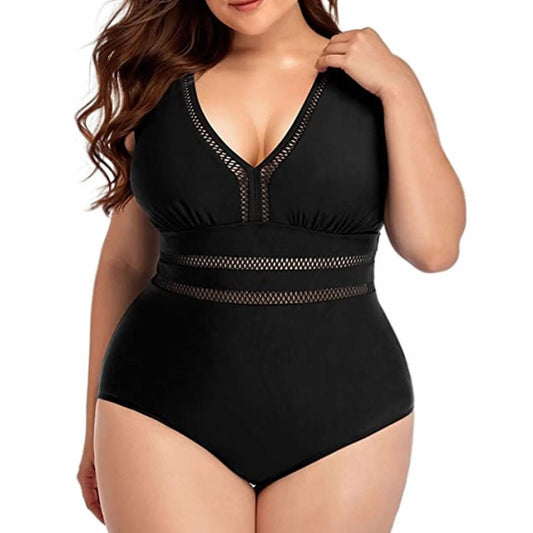 Flattering Plus Size Mesh Bikini