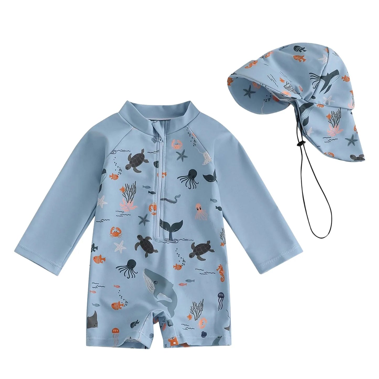 UV Protection Kids Swimsuit Set