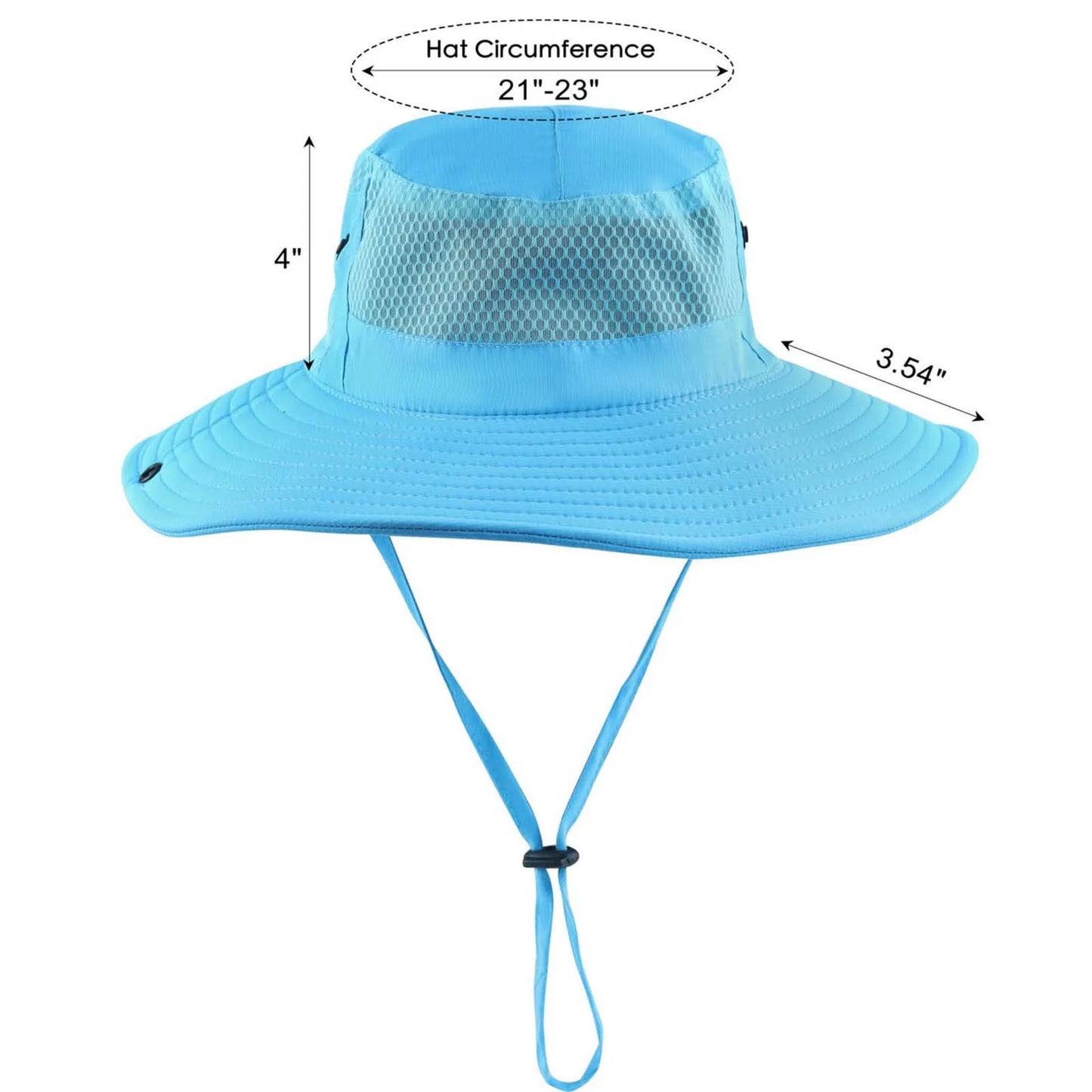 Women's Face Cover Hat Sombrero Protección