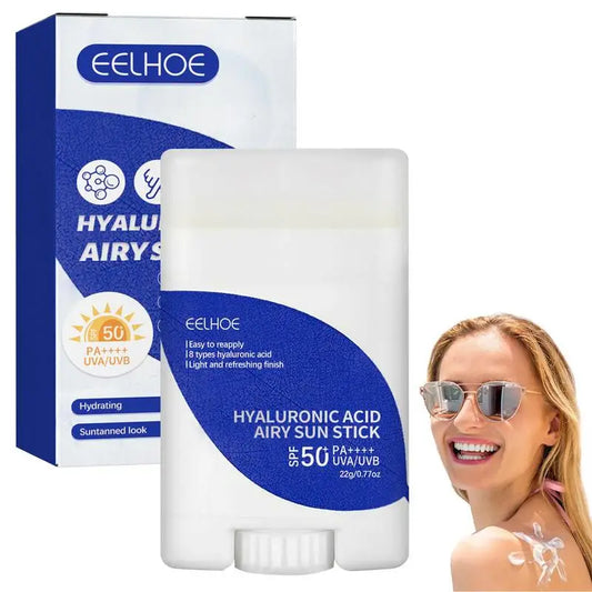 Convenient SPF50+ Hyaluronic Sunscreen Stick
