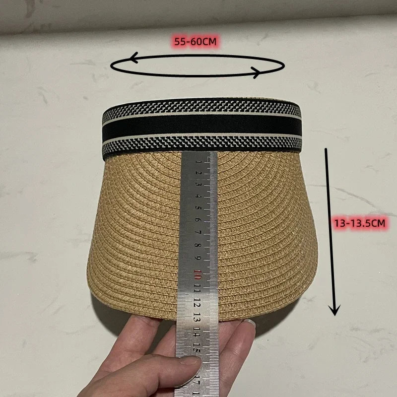 Elegant Beach Straw Hat Sombrero Paja