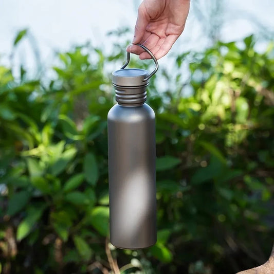 Titanium Water Bottle, Botella Agua Titanio