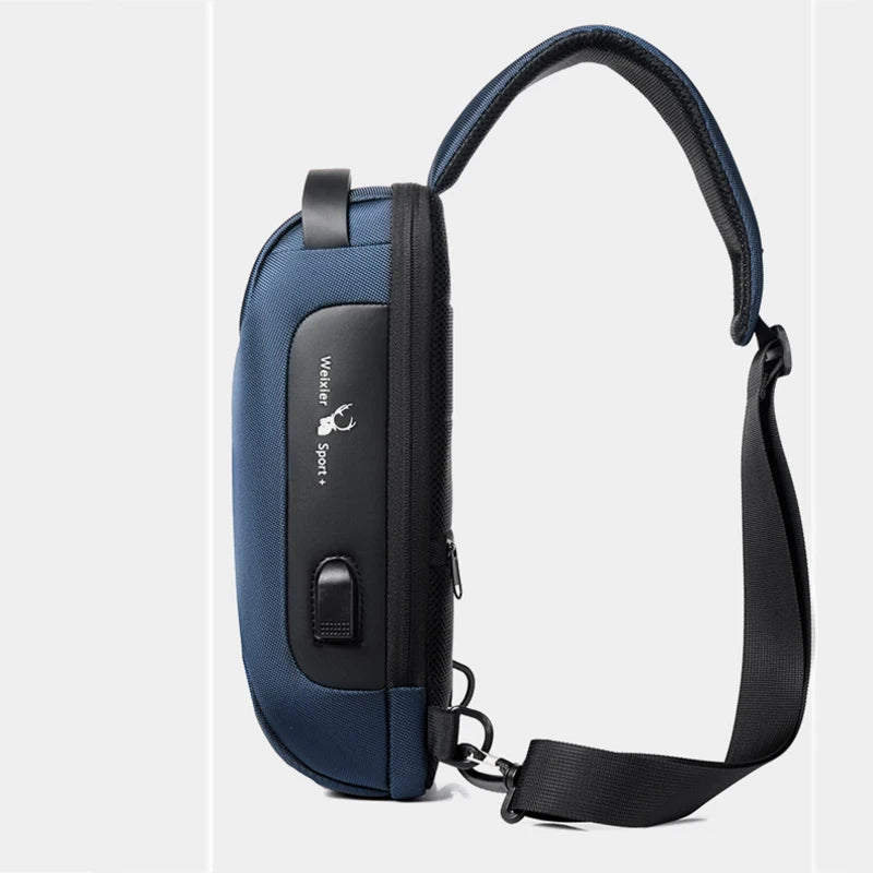Executive Crossbody Sling Backpack USB