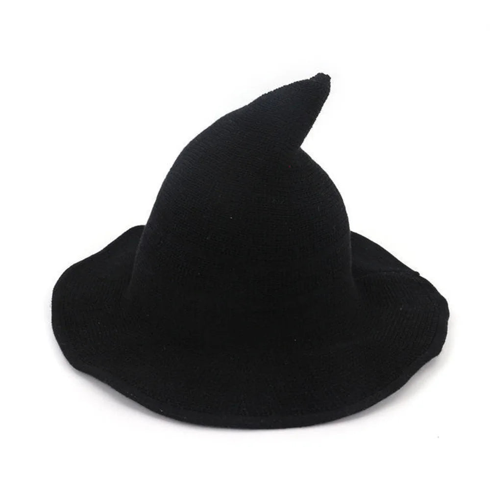 Halloween Witch Hat Long Point Knitted