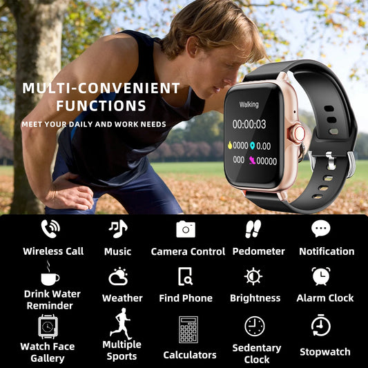 Waterproof Smart Watch Message Calling, Reloj Inteligente Impermeable Mensajes Llamadas