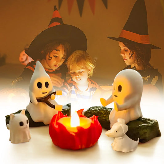 Halloween Ghost Bonfire Party Spooky Figurine