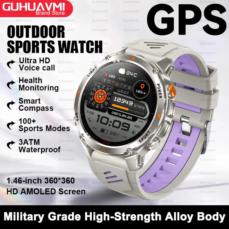 Premium AMOLED GPS Smart Watch, Reloj Inteligente GPS AMOLED Premium
