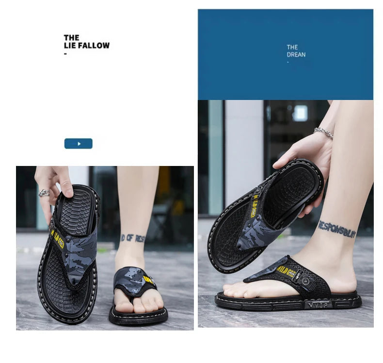 FlexStep Premium Slippers Chanclas Premium Hombres