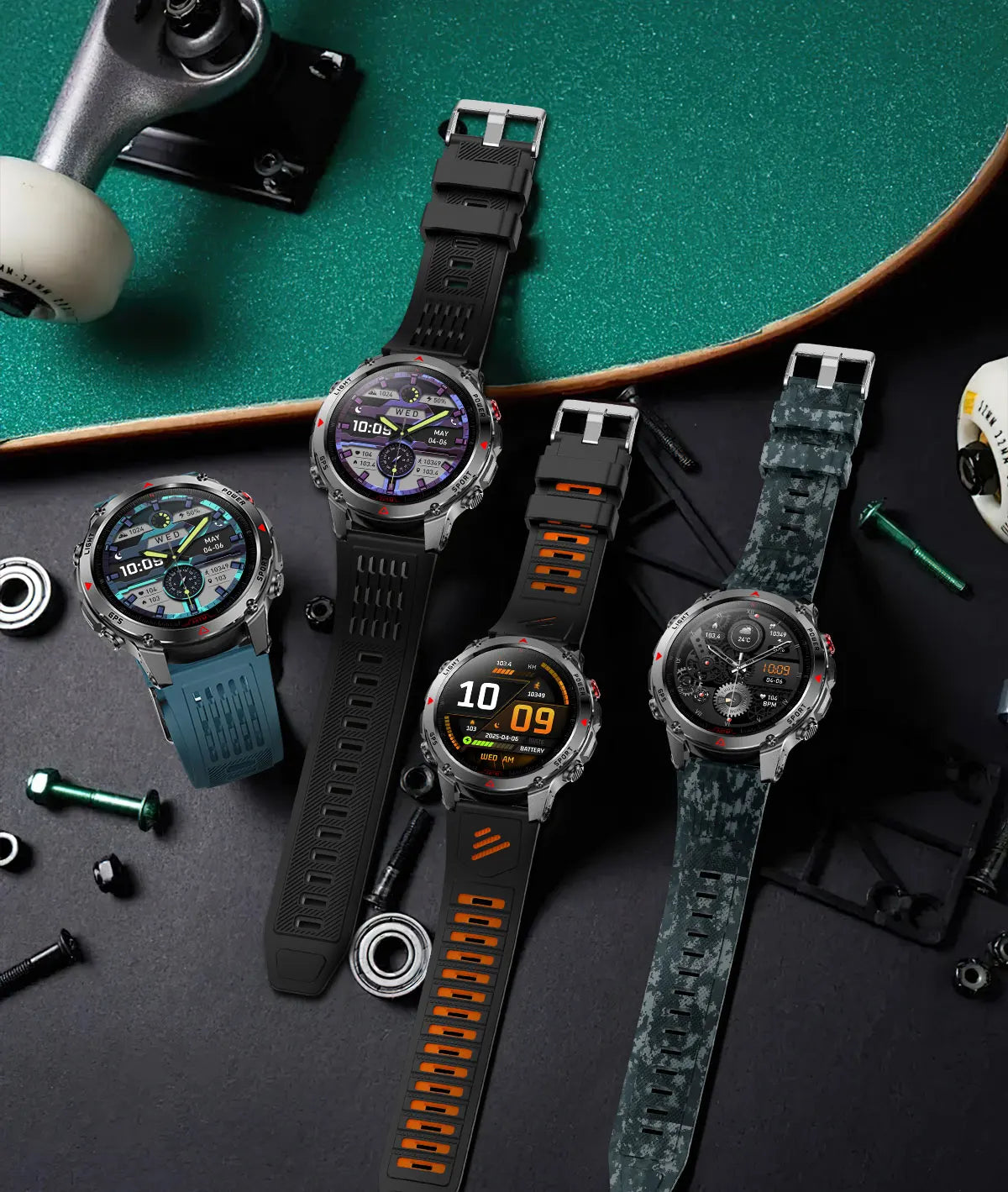 Premium AMOLED GPS Smart Watch, Reloj Inteligente GPS AMOLED Premium