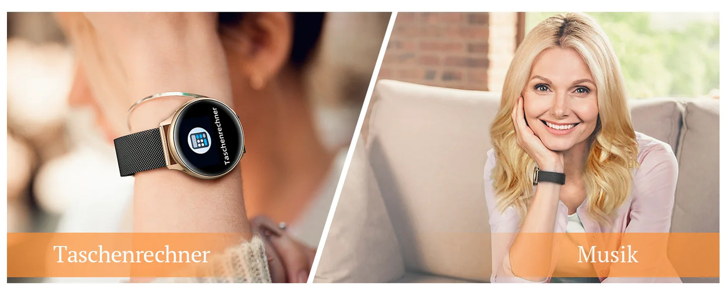 Women Smart Watch Always Display, Reloj Inteligente Mujeres Pantalla Siempre