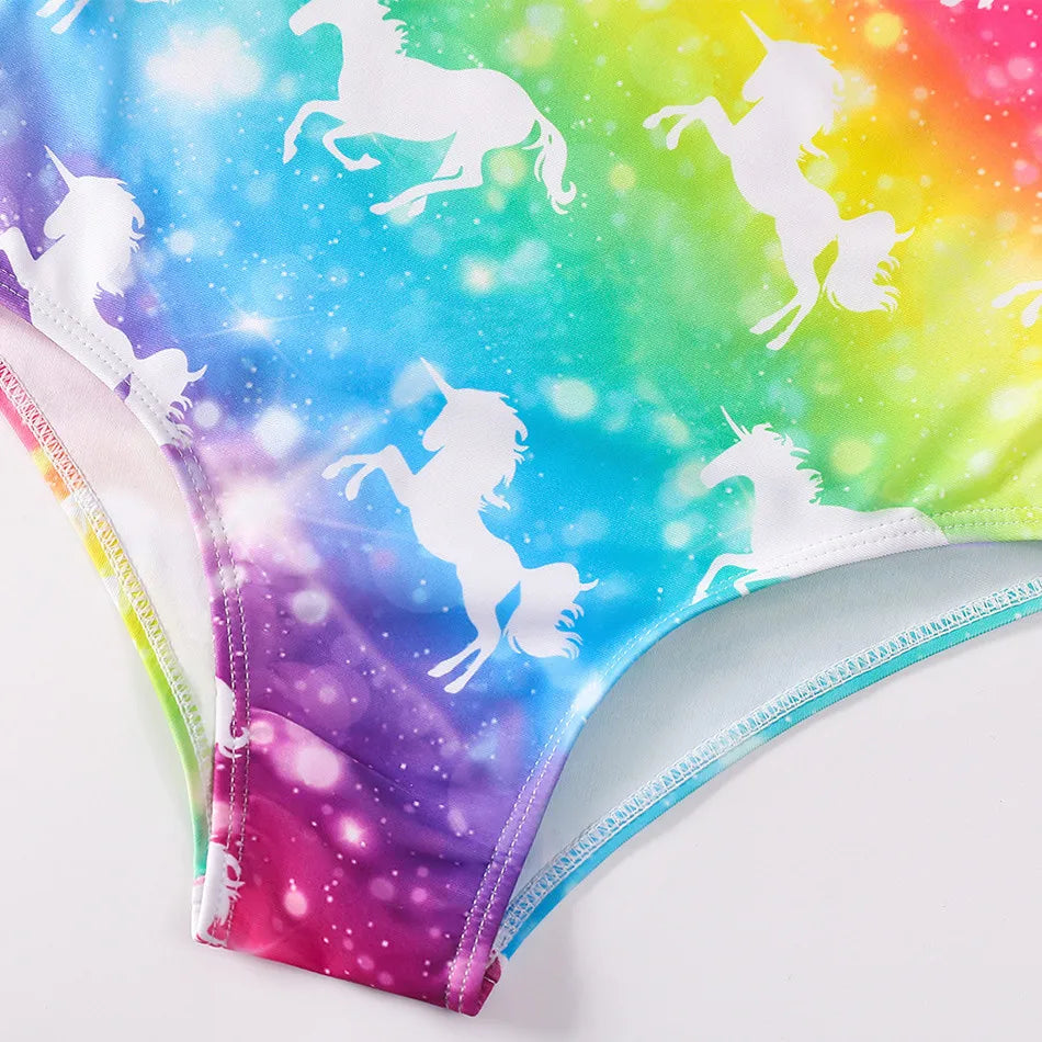 Adorable Girls Mermaid One-Piece Swimsuit