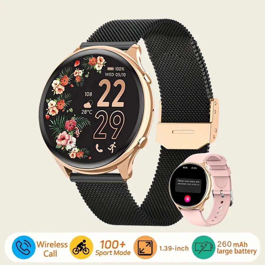 Women Smart Watch Always Display, Reloj Inteligente Mujeres Pantalla Siempre