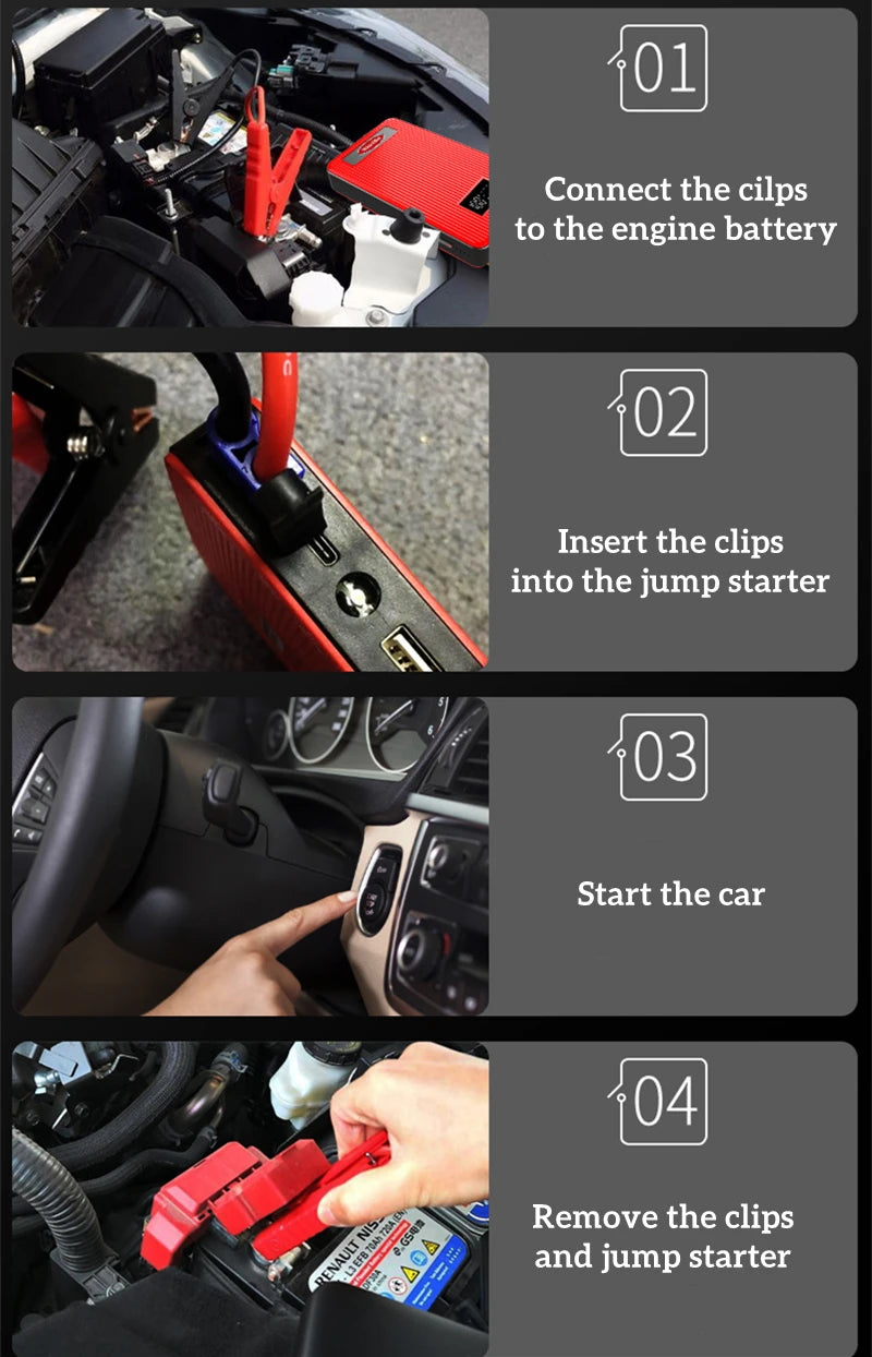 Advanced GKFLY 800A Car Jump Starter