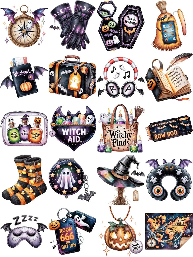 Halloween Stickers Kids Crafts DIY Supplies