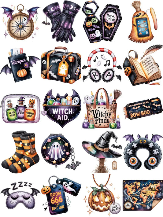 Halloween Stickers Kids Crafts DIY Supplies