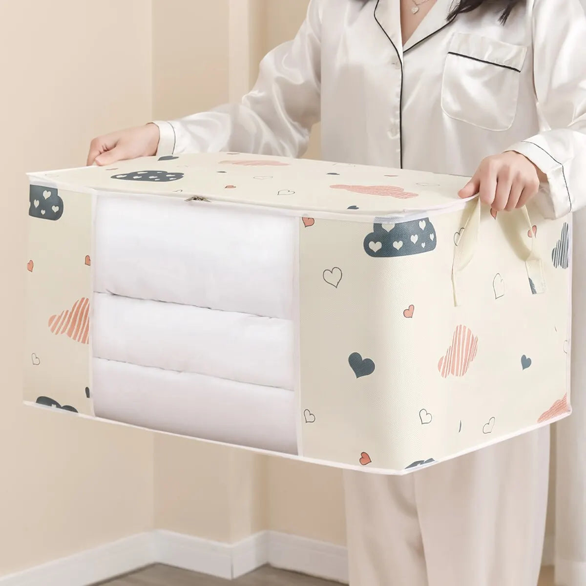 Foldable Storage Bag – Bedding Organizer