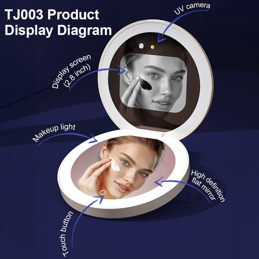 Professional TENGMIR UV Sunscreen Testing Mirror