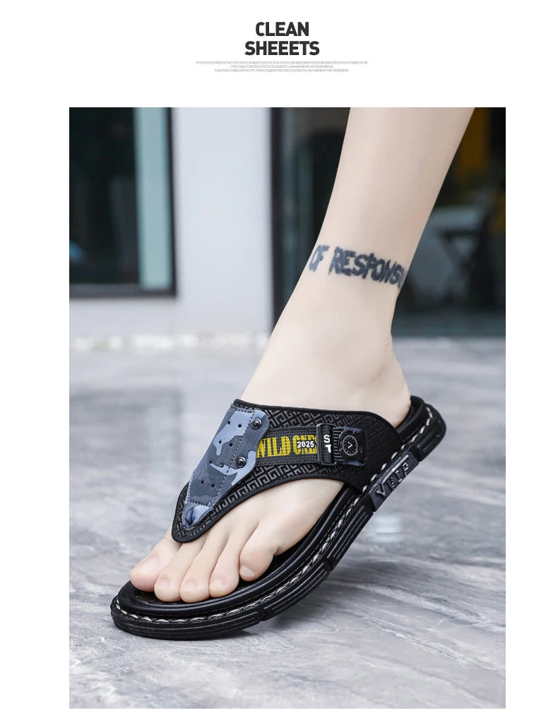 FlexStep Premium Slippers Chanclas Premium Hombres