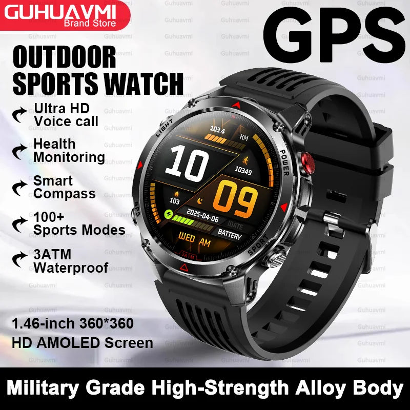 Premium AMOLED GPS Smart Watch, Reloj Inteligente GPS AMOLED Premium
