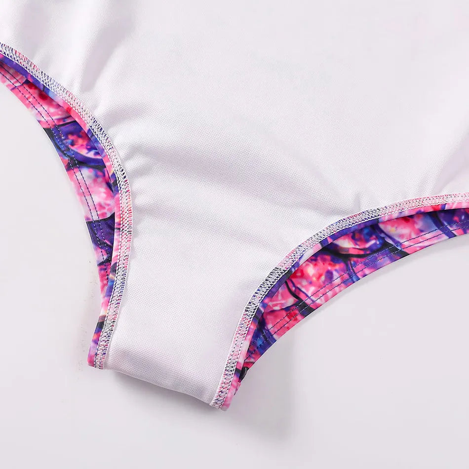 Adorable Girls Mermaid One-Piece Swimsuit