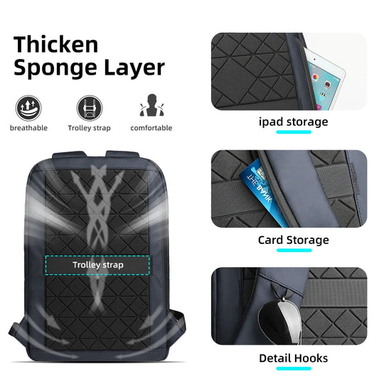 Heroic Knight Laptop Backpack – USB & Waterproof