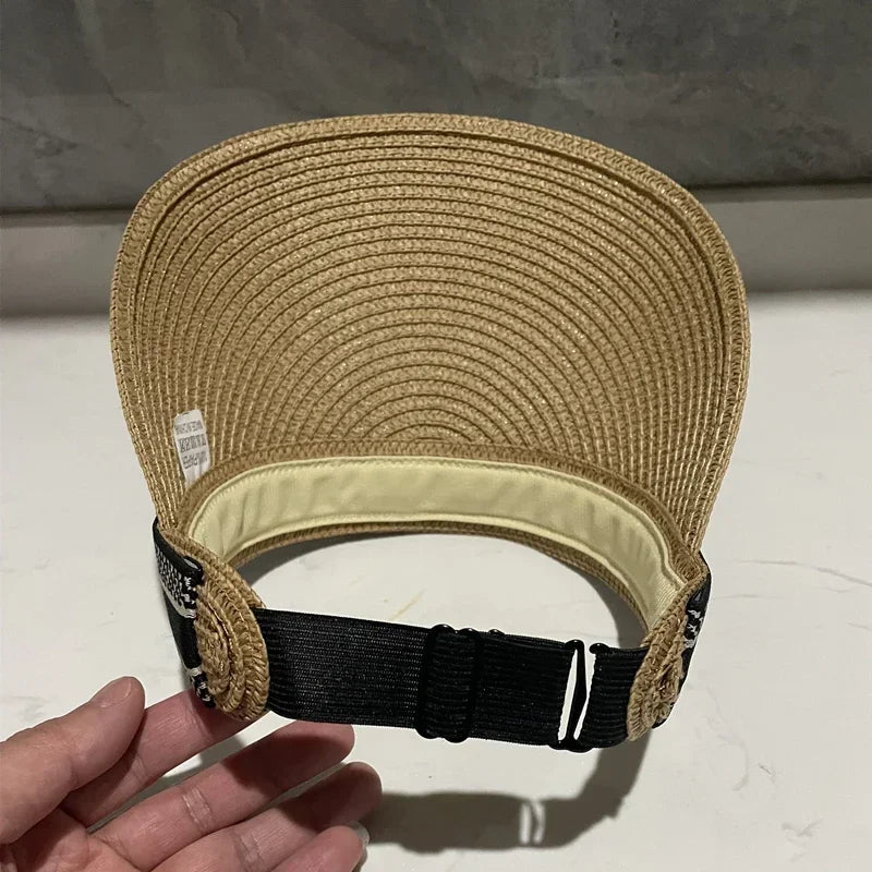 Elegant Beach Straw Hat Sombrero Paja