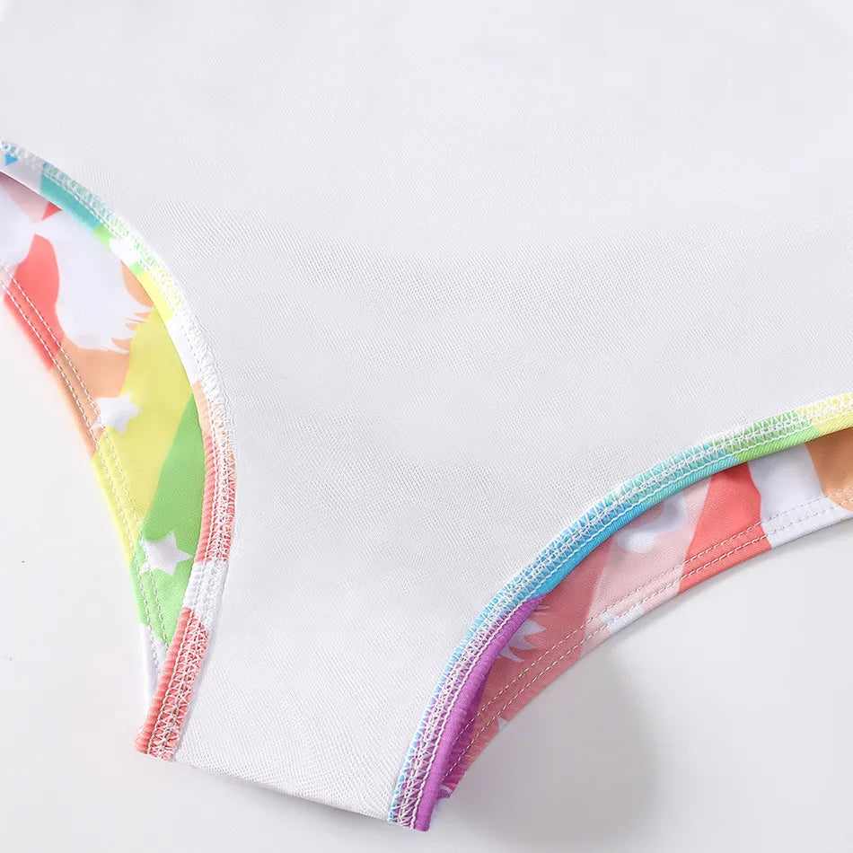 Adorable Girls Mermaid One-Piece Swimsuit
