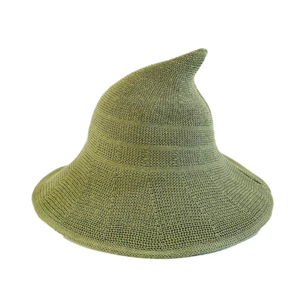 Halloween Witch Hat Long Point Knitted