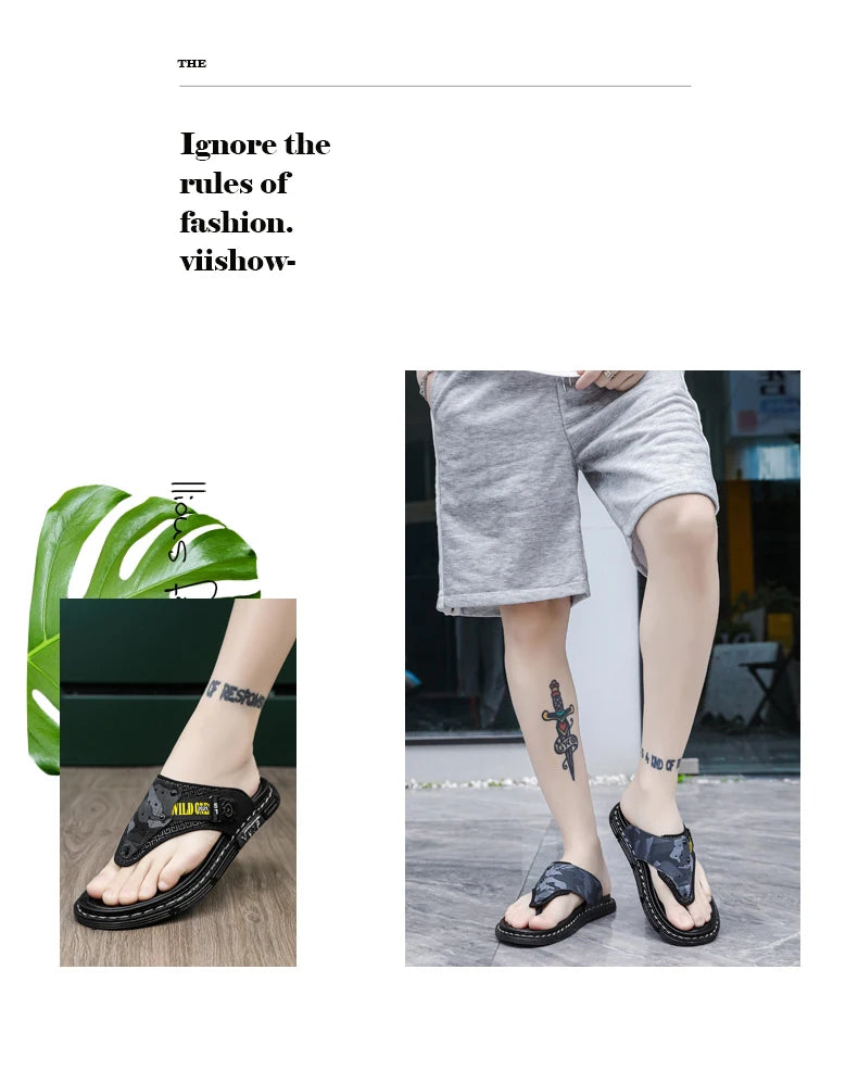 FlexStep Premium Slippers Chanclas Premium Hombres