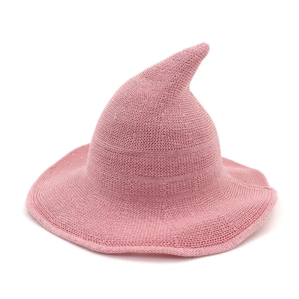 Halloween Witch Hat Long Point Knitted