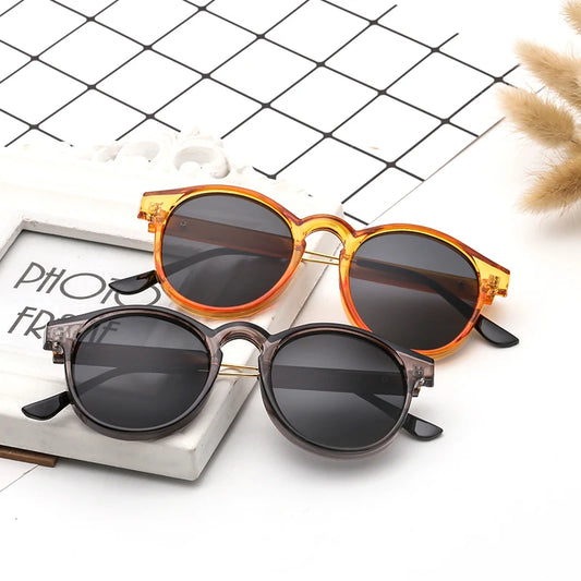 Stylish Retro Round Sunglasses UV400